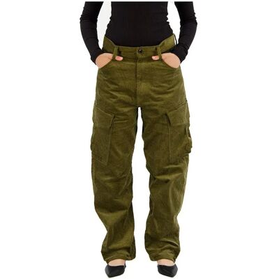 G-star Pantaloni Cargo Cord 3d Bf Dark Olive 26 G-star Pantaloni Cargo Cord 3d Bf Dark Olive 26