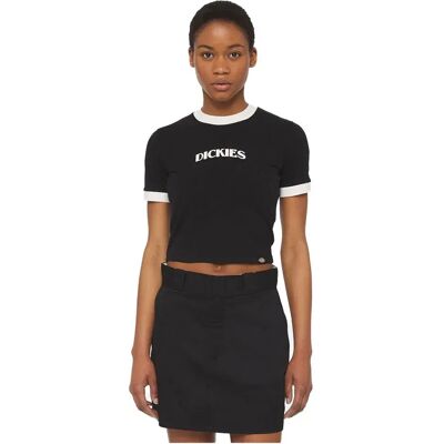 Dickies Top A Maniche Corte Herndon Ringer Black 2XS Dickies Top A Maniche Corte Herndon Ringer Black 2XS