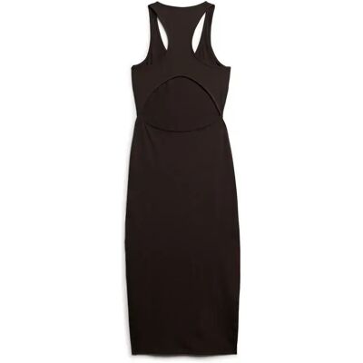 Superdry Vestito Senza Maniche Scoop Neck Jersey Midi Dark Oak Brown L Superdry Vestito Senza Maniche Scoop Neck Jersey Midi Dark Oak Brown L