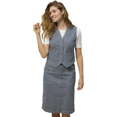 Redgreen Gilet Letty Denim Stripe XL Redgreen Gilet Letty Denim Stripe XL