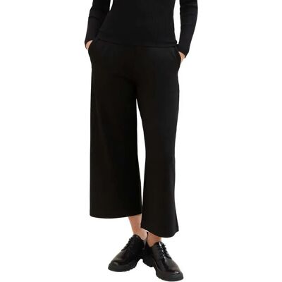 Tom Tailor Pantaloni Easy Culotte Deep Black M Tom Tailor Pantaloni Easy Culotte Deep Black M