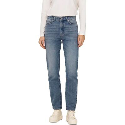 Only Jeans A Vita Alta Emily Stretch Straight Ankle Fit Dot308 Special Blue Grey Denim 26 Only Jeans A Vita Alta Emily Stretch Straight Ankle Fit Dot308 Special Blue Grey Denim 26