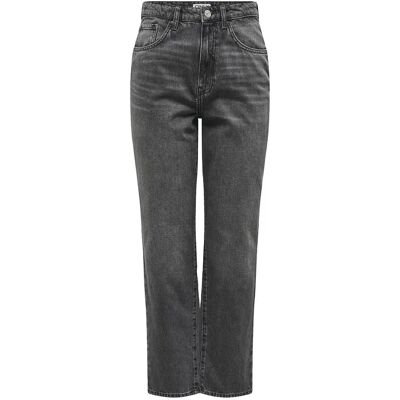 Only Jeans A Vita Alta Robyn Ex Straight Fit Dark Grey Denim 32 Only Jeans A Vita Alta Robyn Ex Straight Fit Dark Grey Denim 32