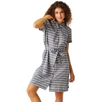 Regatta Vestito A Maniche Corte Rema Navy / White Stripe 34 Regatta Vestito A Maniche Corte Rema Navy / White Stripe 34