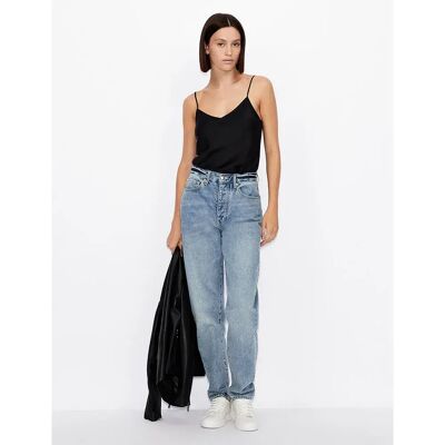 Armani Exchange Blusa Senza Maniche 8nyh05_ynz5z Black L Armani Exchange Blusa Senza Maniche 8nyh05_ynz5z Black L