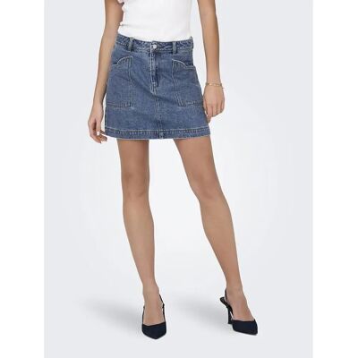 Only Minigonna Mariana Light Blue Denim S Only Minigonna Mariana Light Blue Denim S