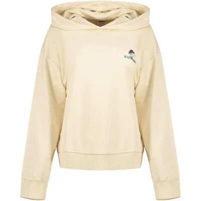 Only Felpa Con Cappuccio Mie Birch / Print Grow XL Only Felpa Con Cappuccio Mie Birch / Print Grow XL