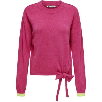 Only Maglione Misty Raspberry Rose / Detail Sharp Green S Only Maglione Misty Raspberry Rose / Detail Sharp Green S