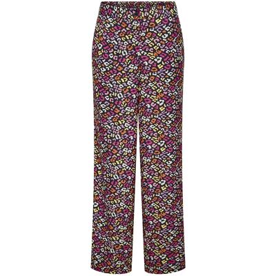 Only Pantaloni Olivia Black / Aop Pixie Leo XL Only Pantaloni Olivia Black / Aop Pixie Leo XL
