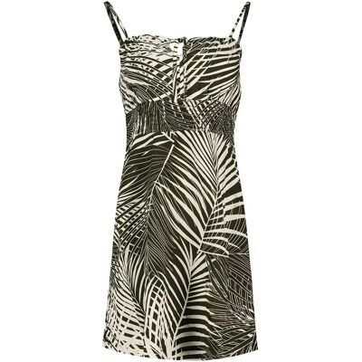Only Vestito Corto Senza Maniche Nova Life Vis Melina Forest Night / Aop:545 Zila Leaf S Only Vestito Corto Senza Maniche Nova Life Vis Melina Forest Night / Aop:545 Zila Leaf S