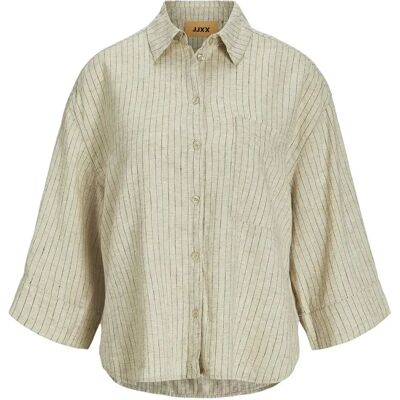 Jack & Jones Camicia A Maniche 3/ Breeze Summer Jjxx Feather Gray Pin Striped XS Jack & Jones Camicia A Maniche 3/ Breeze Summer Jjxx Feather Gray Pin Striped XS