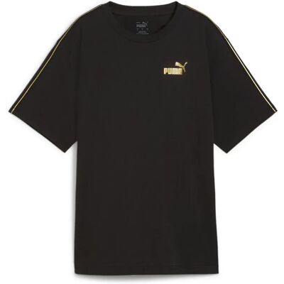 Maglietta a Manica Corta Puma Ess Tape Minimal Gold - Maglietta Maglietta a Manica Corta Puma Ess Tape Minimal Gold - Maglietta