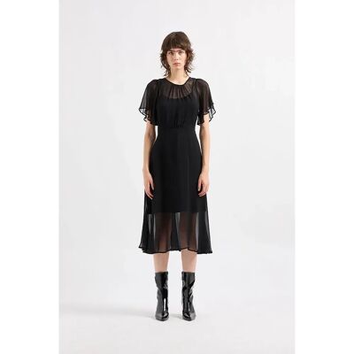 Armani Exchange Vestito Midi A Maniche Corte 6dya08_yn1vz Black L Armani Exchange Vestito Midi A Maniche Corte 6dya08_yn1vz Black L