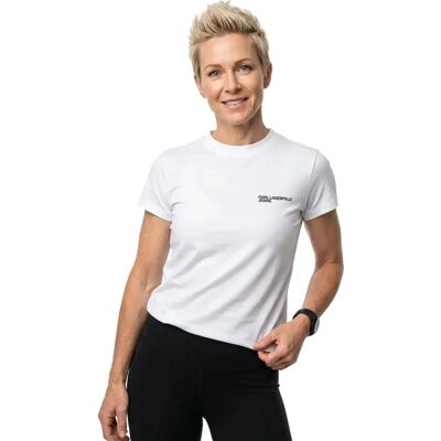Karl Lagerfeld Jeans Maglietta A Maniche Corte A1w1700 White S Karl Lagerfeld Jeans Maglietta A Maniche Corte A1w1700 White S