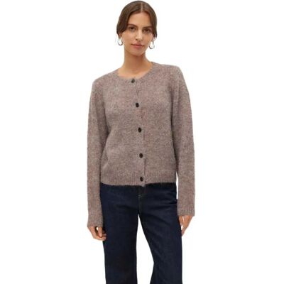 Vero Moda Cardigan Novah Brown Lentil / Melange S Vero Moda Cardigan Novah Brown Lentil / Melange S