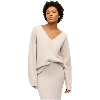 Object Maglione Con Scollo A V Reynard Silver Gray XL Object Maglione Con Scollo A V Reynard Silver Gray XL