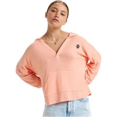 Felpa Roxy Sunday Cozy - Donna, rossa Felpa Roxy Sunday Cozy - Donna, rossa