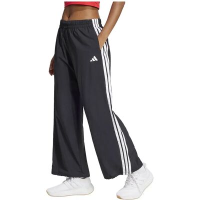 Adidas Pantaloni Essentials 3 Stripes Lifestyle Woven Parachute Black / White XL Adidas Pantaloni Essentials 3 Stripes Lifestyle Woven Parachute Black / White XL