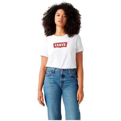 Levi´s ® Maglietta A Maniche Corte Graphic Iconic Vintage Bw W/Co White L Levi´s ® Maglietta A Maniche Corte Graphic Iconic Vintage Bw W/Co White L