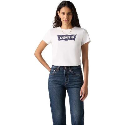 Levi´s ® Maglietta A Maniche Corte The Perfect Maya Fuzzy Dot Bw Fi XS Levi´s ® Maglietta A Maniche Corte The Perfect Maya Fuzzy Dot Bw Fi XS