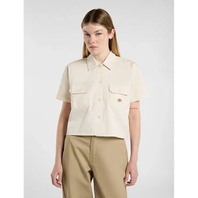 Dickies Camicia A Maniche Corte Work Cropped Whitecap Gray XS Dickies Camicia A Maniche Corte Work Cropped Whitecap Gray XS