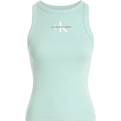 Calvin Klein Jeans Maglietta Senza Maniche Monologo Cloud Blue L Calvin Klein Jeans Maglietta Senza Maniche Monologo Cloud Blue L
