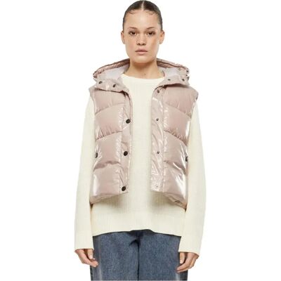 Urban Classics Gilet Recycled Shiny Puffer Dusk Rose S Urban Classics Gilet Recycled Shiny Puffer Dusk Rose S