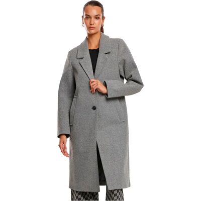Urban Classics Cappotto Basic Dark Grey Melange S Urban Classics Cappotto Basic Dark Grey Melange S