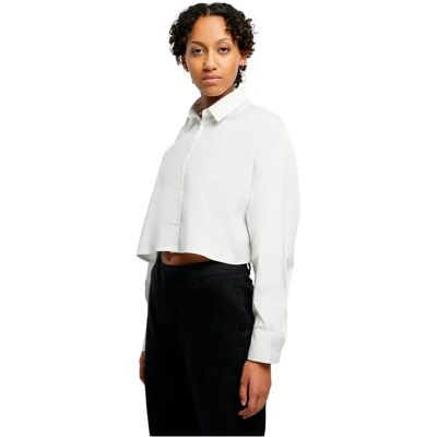 Urban Classics Blusa A Maniche Lunghe Cropped Oversize White 3XL Urban Classics Blusa A Maniche Lunghe Cropped Oversize White 3XL