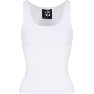 Armani Exchange Maglietta Senza Maniche Xw000829_af13729 Optic White XS Armani Exchange Maglietta Senza Maniche Xw000829_af13729 Optic White XS