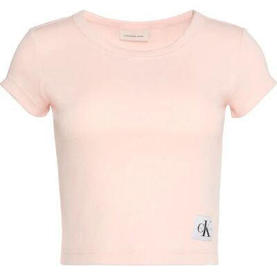 Calvin Klein Jeans Maglietta A Maniche Corte Essentials Baby Cloud Pink S Calvin Klein Jeans Maglietta A Maniche Corte Essentials Baby Cloud Pink S