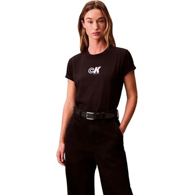 Calvin Klein Jeans Maglietta A Maniche Corte Standard Logo Archive Black S Calvin Klein Jeans Maglietta A Maniche Corte Standard Logo Archive Black S