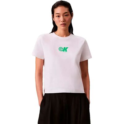 Calvin Klein Jeans Maglietta A Maniche Corte Standard Logo Archive Brilliant White S Calvin Klein Jeans Maglietta A Maniche Corte Standard Logo Archive Brilliant White S