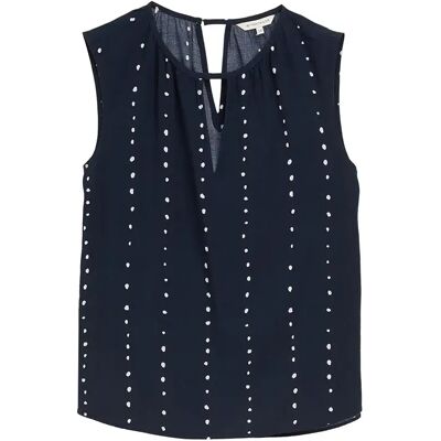 Tom Tailor Blusa Senza Maniche 106210 Navy Dot Print 36 Tom Tailor Blusa Senza Maniche 106210 Navy Dot Print 36