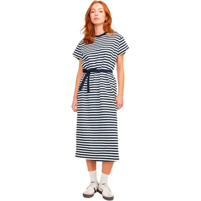 Jack & Jones Vestito Lungo A Maniche Corte Annabel Loose Stripe Mid Jjxx Bright White XS Jack & Jones Vestito Lungo A Maniche Corte Annabel Loose Stripe Mid Jjxx Bright White XS
