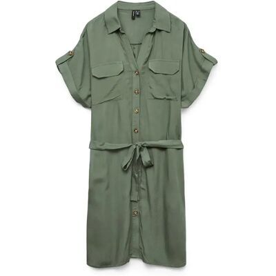 Vero Moda Vestito Corto A Maniche Corte Bumpy Laurel Wreath XS Vero Moda Vestito Corto A Maniche Corte Bumpy Laurel Wreath XS