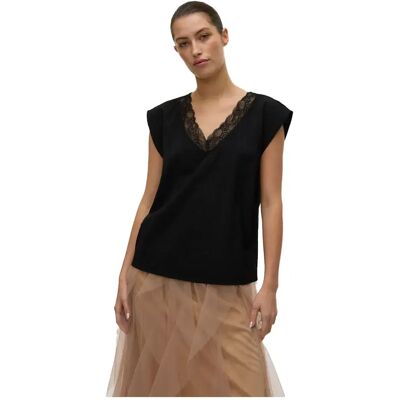 Vero Moda Blusa A Maniche Corte Safa Black S Vero Moda Blusa A Maniche Corte Safa Black S