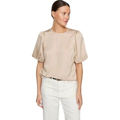 Vila Blusa A Maniche Corte Ellette Cement 38 Vila Blusa A Maniche Corte Ellette Cement 38