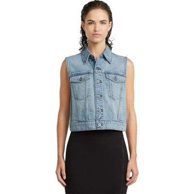 G-star Gilet Shrunken Sun Faded Cloudburst L G-star Gilet Shrunken Sun Faded Cloudburst L