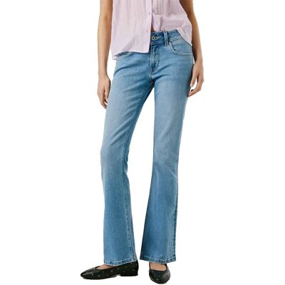 Pepe Jeans Jeans A Vita Bassa Flare Pimlico Denim 26 Pepe Jeans Jeans A Vita Bassa Flare Pimlico Denim 26