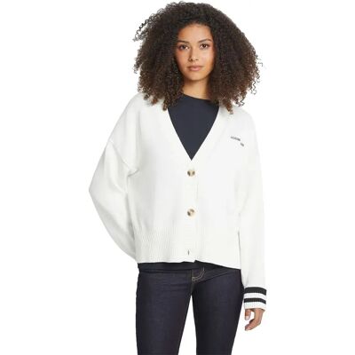 Guess Jeans Cardigan J Emb Warm White XS Guess Jeans Cardigan J Emb Warm White XS