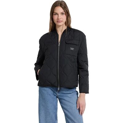 Guess Jeans Giacca Trapuntata Quilted Jet Black A996 Xl Guess Jeans Giacca Trapuntata Quilted Jet Black A996 Xl