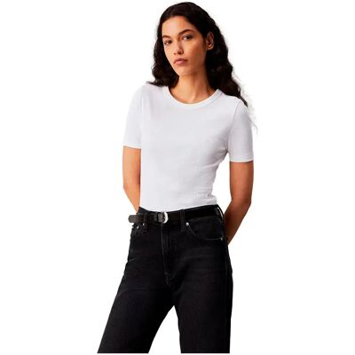 Calvin Klein Maglietta A Maniche Corte J20j2258 White XL Calvin Klein Maglietta A Maniche Corte J20j2258 White XL