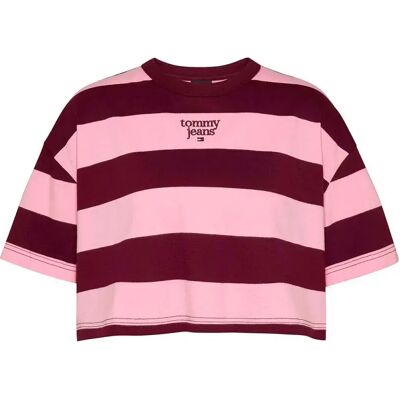 Tommy Hilfiger Top A Maniche Corte Dw0dw18799 Garnet S Tommy Hilfiger Top A Maniche Corte Dw0dw18799 Garnet S