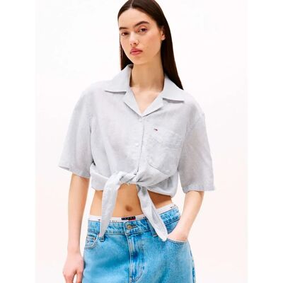 Tommy Hilfiger Camicia A Maniche Corte Dw0dw20286 Blue L Tommy Hilfiger Camicia A Maniche Corte Dw0dw20286 Blue L