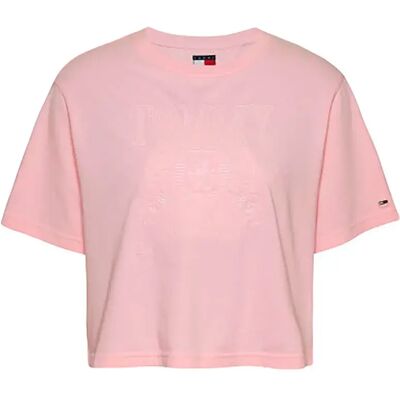 Tommy Hilfiger Top A Maniche Corte Dw0dw20326 Pink L Tommy Hilfiger Top A Maniche Corte Dw0dw20326 Pink L