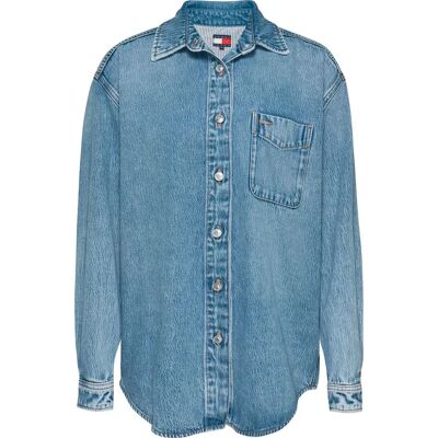 Tommy Hilfiger Camicia A Maniche Lunghe Dw0dw20365 Denim Denim S Tommy Hilfiger Camicia A Maniche Lunghe Dw0dw20365 Denim Denim S