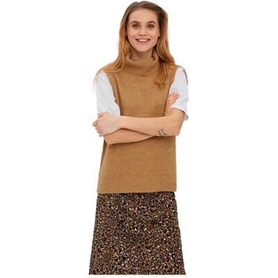 Vero Moda Gilet Di Maglia Katie Brown L Vero Moda Gilet Di Maglia Katie Brown L