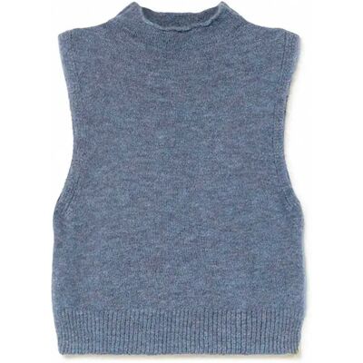 Mus&bombon Gilet Di Maglia Jaspe Blue S Mus&bombon Gilet Di Maglia Jaspe Blue S