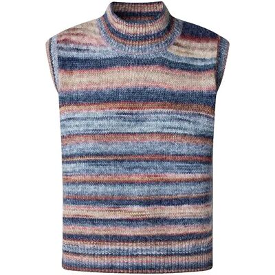 Pepe Jeans Gilet Di Maglia Celeste Oyster White M Pepe Jeans Gilet Di Maglia Celeste Oyster White M